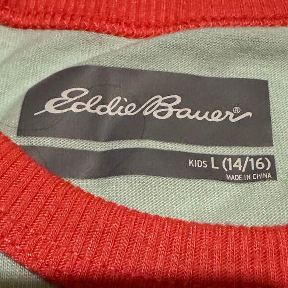 Eddie Bauer Bundle of Two (2) Pajama Tops Girls L Large 14-16 - Picture 2 of 5